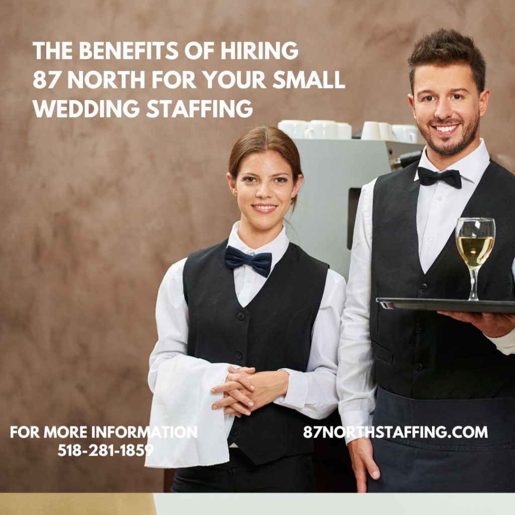 the benefits of hiring professional staff for your small wedding